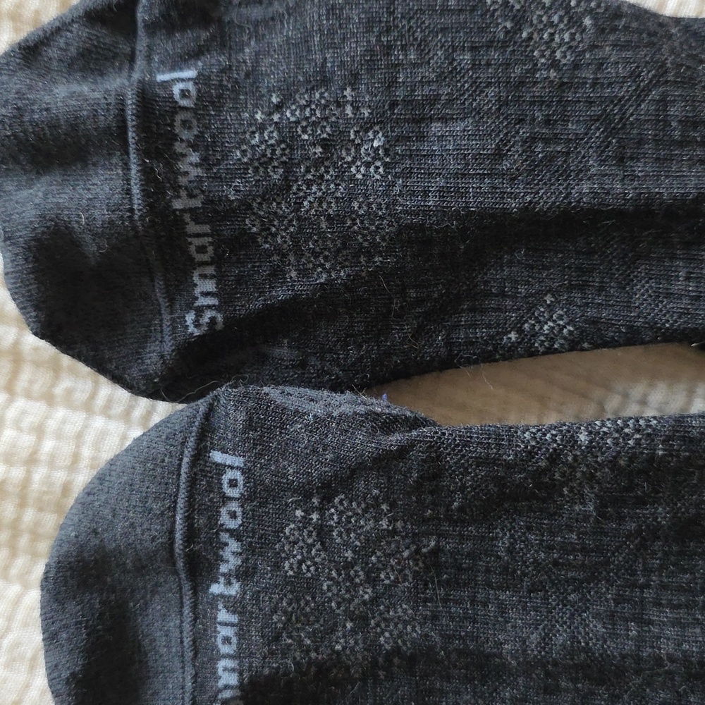 Smartwool Socks - Patterned Black And Gray - image 3